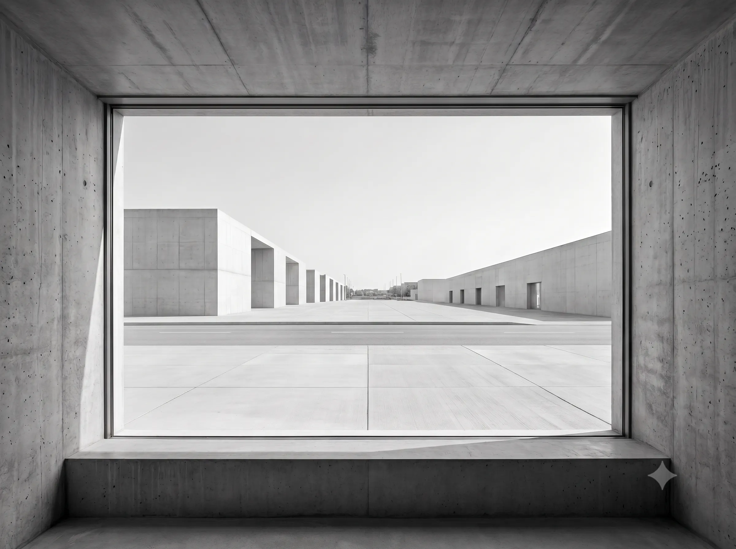 Architekturaufnahme in Sichtbeton